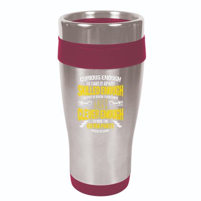 Curious Enough To Take It Apart 16oz Travel Tumbler