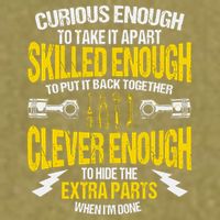 Curious Enough To Take It Apart Garment-Dyed Women's Muscle Tee