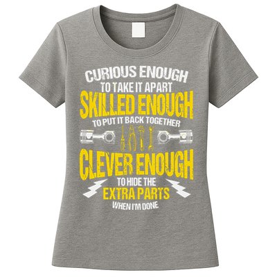 Curious Enough To Take It Apart Womens T-Shirt