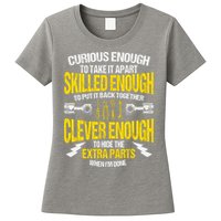 Curious Enough To Take It Apart Womens T-Shirt
