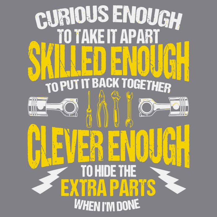 Curious Enough To Take It Apart Womens T-Shirt