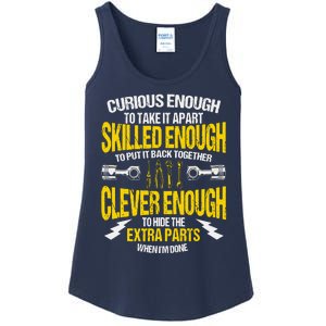 Curious Enough To Take It Apart Ladies Essential Tank