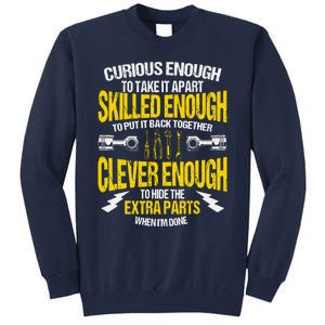 Curious Enough To Take It Apart Tall Sweatshirt