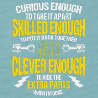 Curious Enough To Take It Apart Sueded Cloud Jersey T-Shirt