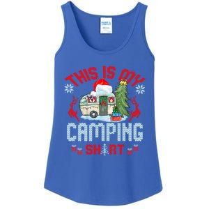 Christmas Eve This Is My Camping Gift Ladies Essential Tank