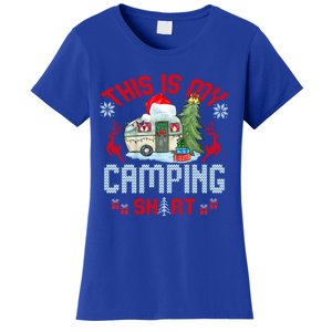 Christmas Eve This Is My Camping Gift Women's T-Shirt