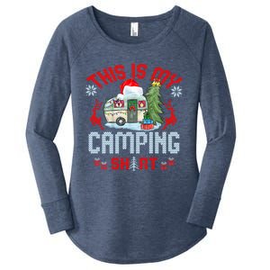 Christmas Eve This Is My Camping Gift Women's Perfect Tri Tunic Long Sleeve Shirt