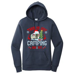 Christmas Eve This Is My Camping Gift Women's Pullover Hoodie