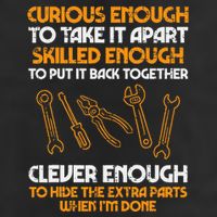 Curious Enough To Take It Apart Car Auto Garage Cool Comfort Performance Bucket Hat