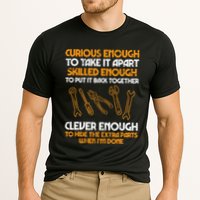 Curious Enough To Take It Apart Car Auto Garage Performance Shirt