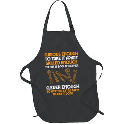 Curious Enough To Take It Apart Car Auto Garage Apron
