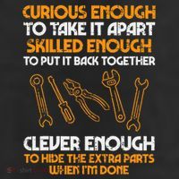 Curious Enough To Take It Apart Car Auto Garage Adult Drive Performance Visor