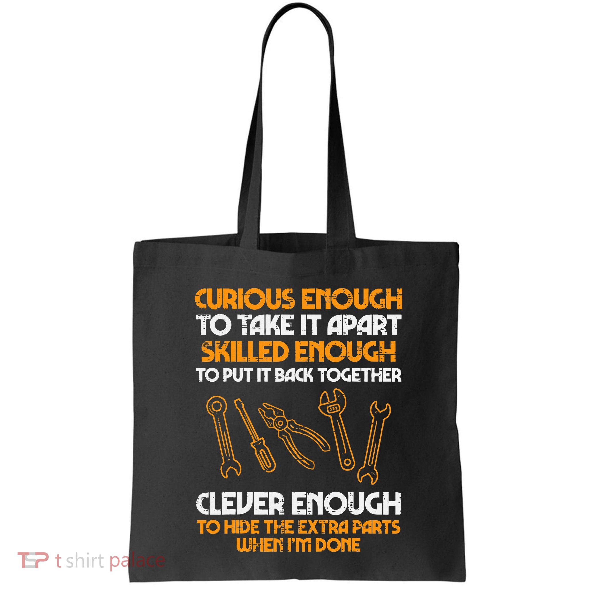 Curious Enough To Take It Apart Car Auto Garage Bag