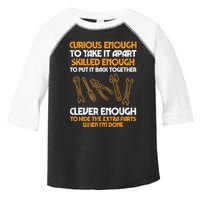 Curious Enough To Take It Apart Car Auto Garage Toddler Fine Jersey T-Shirt
