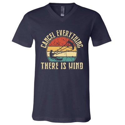 Cancel Everything There Is Wind V-Neck T-Shirt