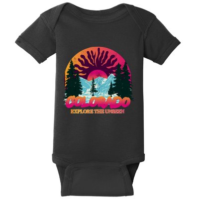 Colorado Explore The Unseen Baby Bodysuit
