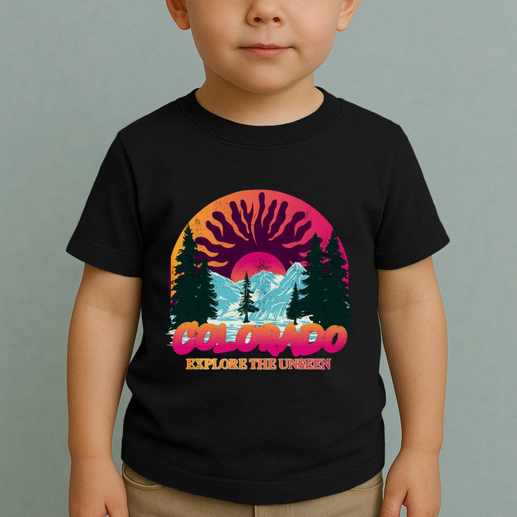 Colorado Explore The Unseen Toddler T-Shirt