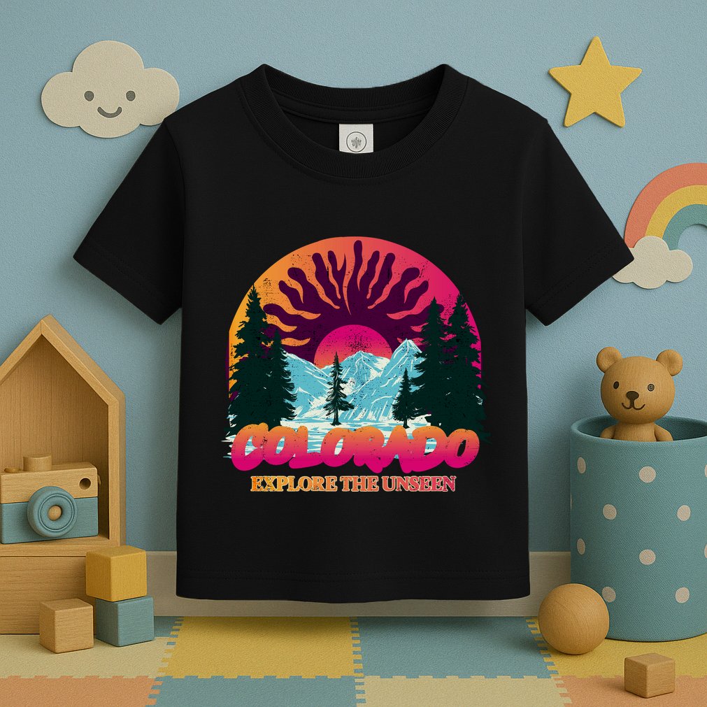 Colorado Explore The Unseen Toddler T-Shirt