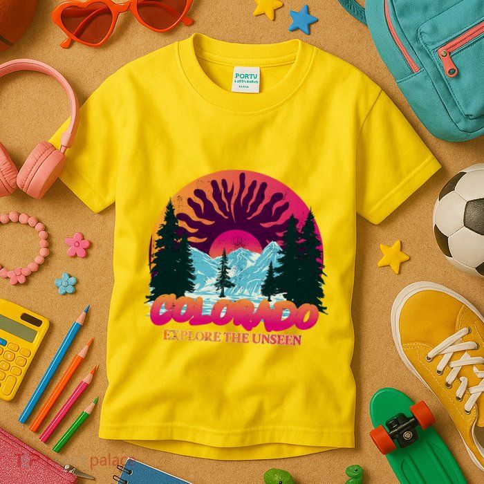 Colorado Explore The Unseen Kids T-Shirt