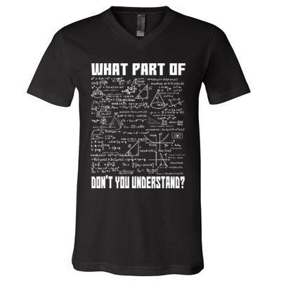 Civil Engineer Gift With An Engineering Funny Motive V-Neck T-Shirt