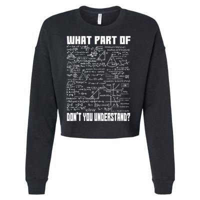 Civil Engineer Gift With An Engineering Funny Motive Cropped Pullover Crew