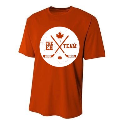 Canada Eh Team Cool Hockey Gift Performance Sprint T-Shirt