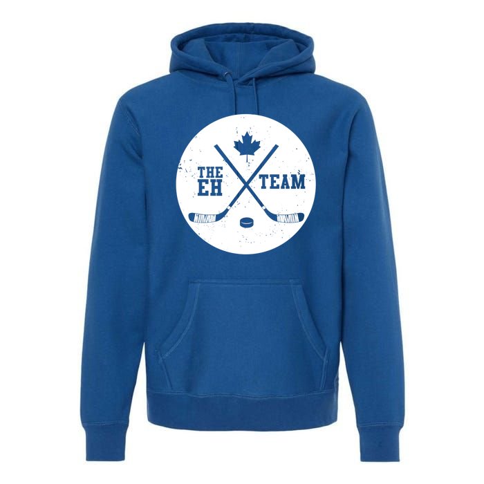 Canada Eh Team Cool Hockey Gift Premium Hoodie