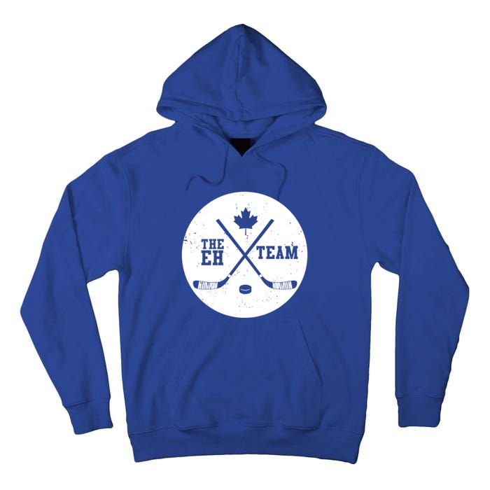 Canada Eh Team Cool Hockey Gift Tall Hoodie