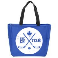 Canada Eh Team Cool Hockey Gift Zip Tote Bag