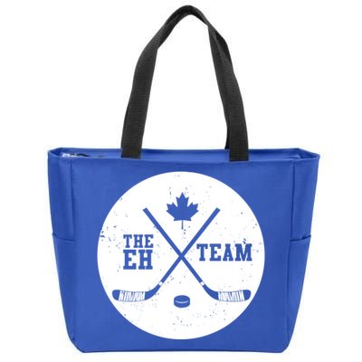 Canada Eh Team Cool Hockey Gift Zip Tote Bag