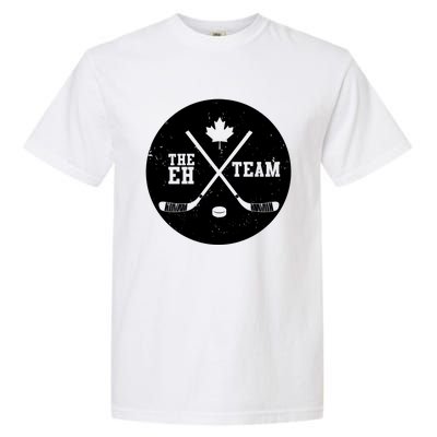 Canada Eh Team Cool Hockey Gift Garment-Dyed Heavyweight T-Shirt