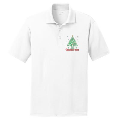 Christmas Engineer Tree Mechanical Engineering Gift PosiCharge RacerMesh Polo