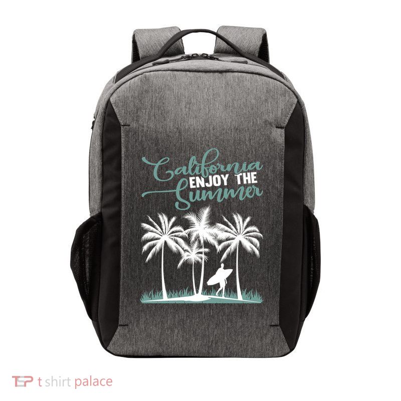 California Enjoy The Summer Surf Vector Backpack