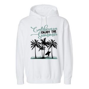 California Enjoy The Summer Surf Garment-Dyed Fleece Hoodie