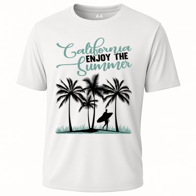 California Enjoy The Summer Surf Performance Shirt
