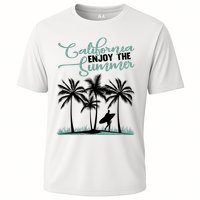 California Enjoy The Summer Surf Cooling Performance Crew T-Shirt