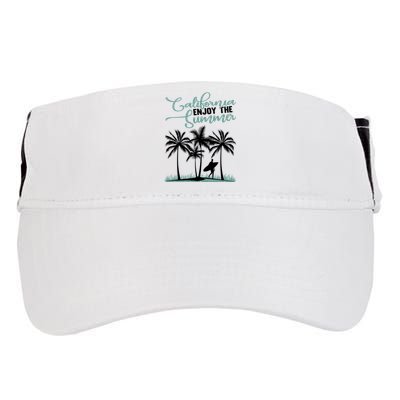 California Enjoy The Summer Surf Adult Drive Performance Visor