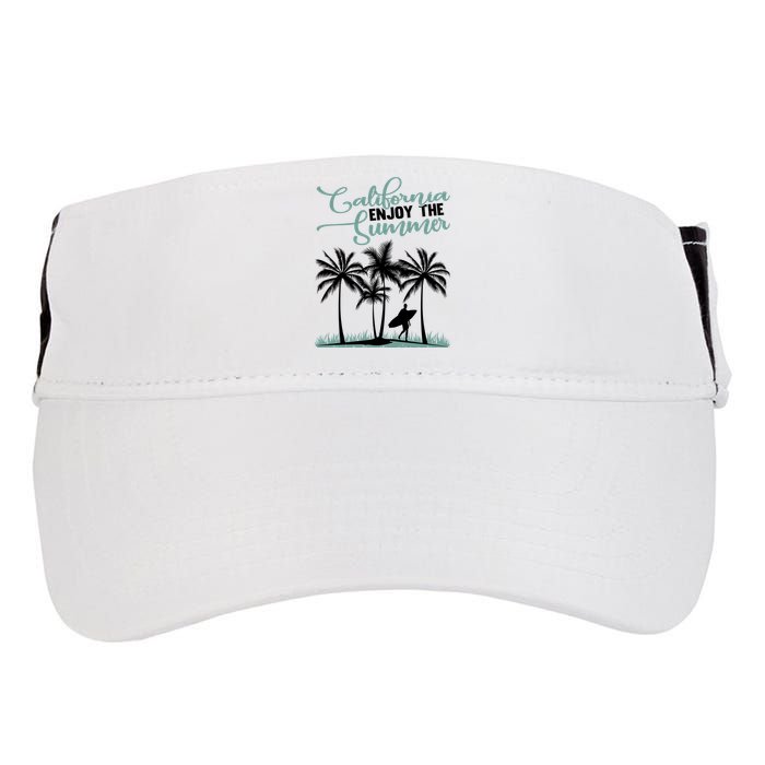 California Enjoy The Summer Surf Adult Drive Performance Visor