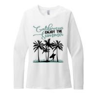 California Enjoy The Summer Surf Womens CVC Long Sleeve Shirt