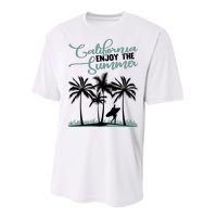 California Enjoy The Summer Surf Performance Sprint T-Shirt