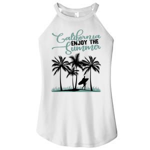 California Enjoy The Summer Surf Women's Perfect Tri Rocker Tank