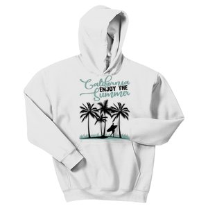 California Enjoy The Summer Surf Kids Hoodie