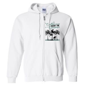 California Enjoy The Summer Surf Full Zip Hoodie