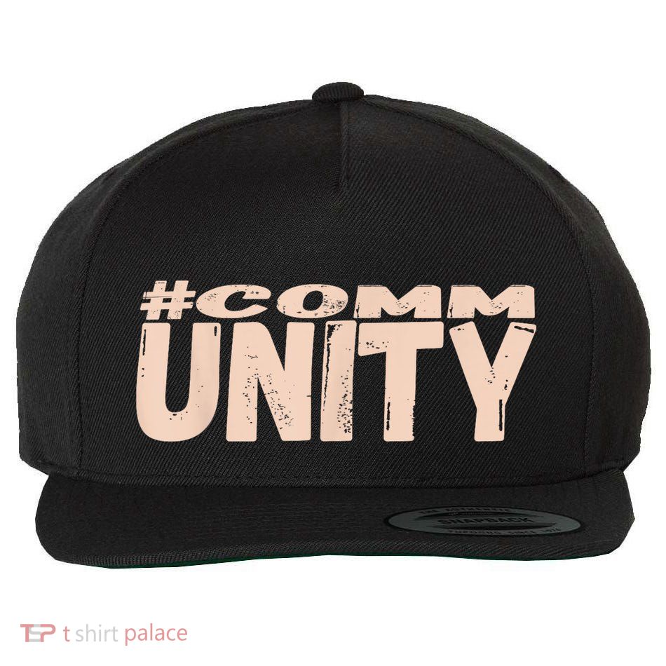 Community Embracing The Power Of Togetherness Wool Snapback Cap
