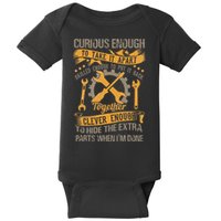 Curious Enough To Take It Apart Clever Enough To Hide Baby Bodysuit