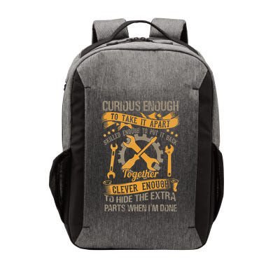 Curious Enough To Take It Apart Clever Enough To Hide Vector Backpack