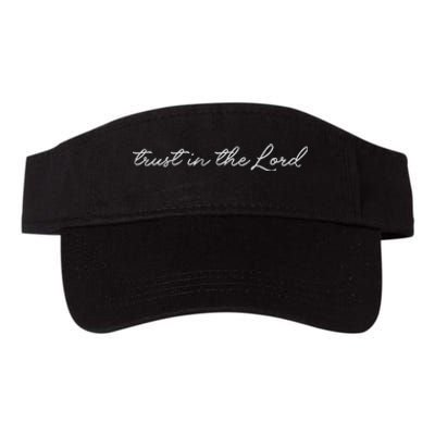 Christian Embroidered Trust In The Lord Valucap Bio-Washed Visor