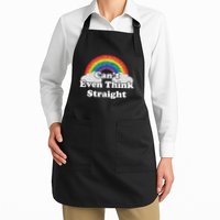 Cant Even Think Straight Rainbow LGBTQ Apron