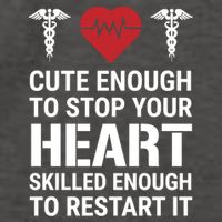 Cute Enough To Stop Your Heart Skilled Medical Doctor Nurse Meaningful Gift Vector Backpack