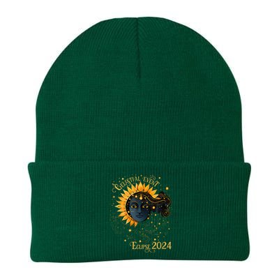 Celestial Event Total Solar Eclipse Knit Cap Winter Beanie